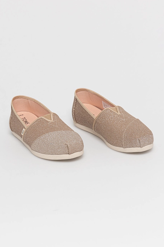 Эспадрильи Toms золотой