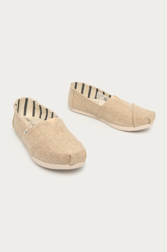 Espadrilky Toms béžová