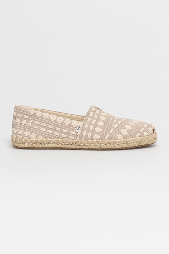 sivá Espadrilky Toms Dámsky