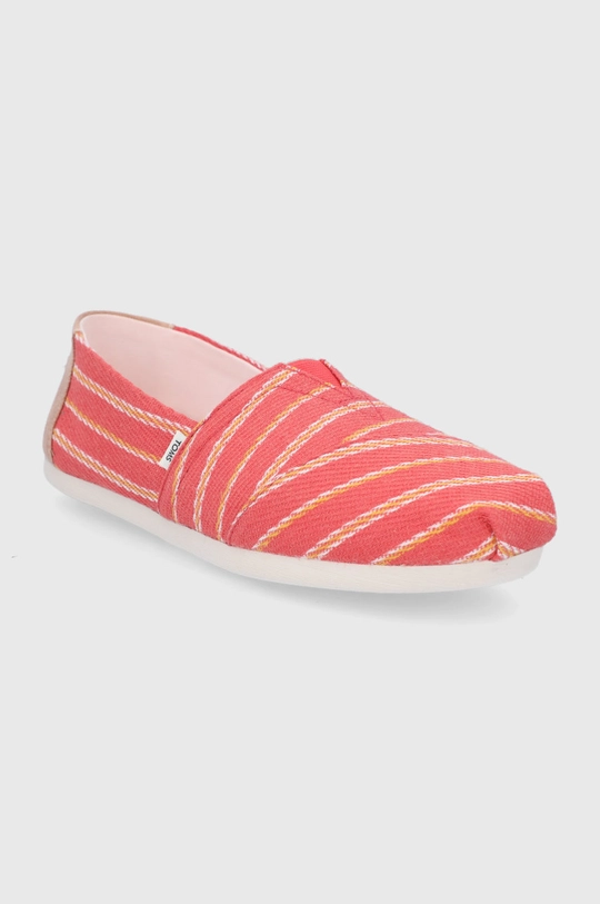 Toms Espadryle Alpargata czerwony