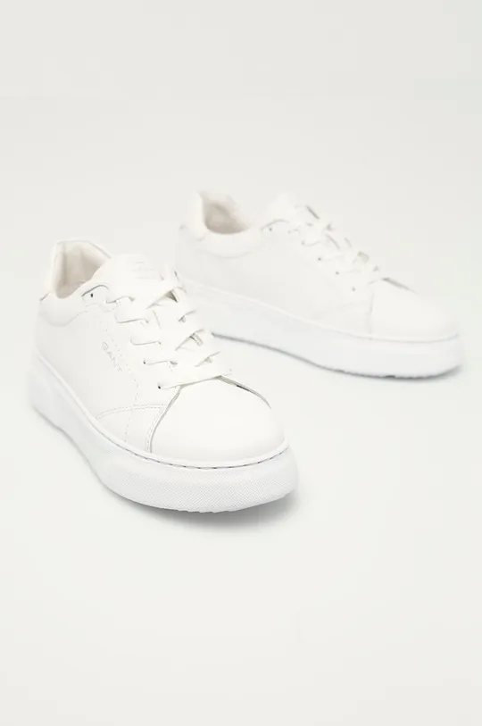 Шкіряні черевики Gant білий