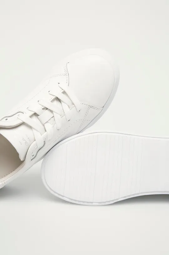 білий Шкіряні черевики Gant