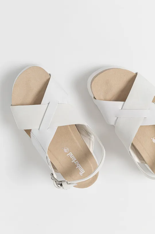 biela Kožené sandále Timberland