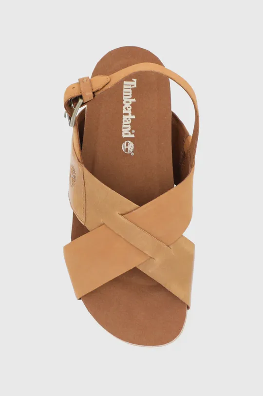 hnedá Kožené sandále Timberland