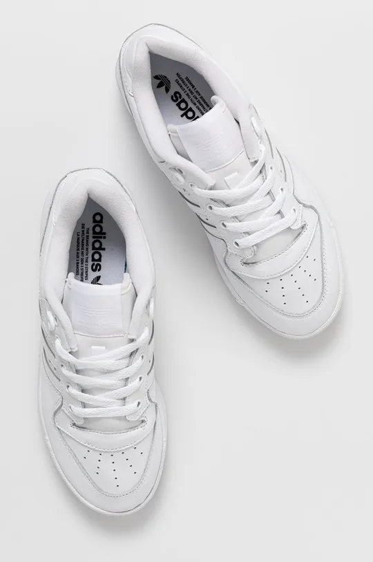 белый Кожаные ботинки adidas Originals