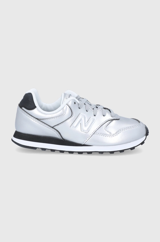 strieborná Detské kožené topánky New Balance WL393EA1 Dámsky