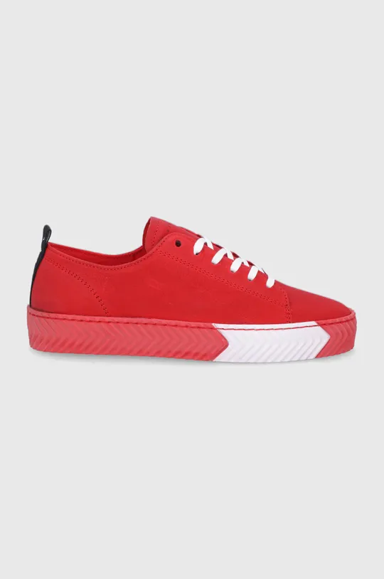 červená Kožená obuv Sisley Dámsky