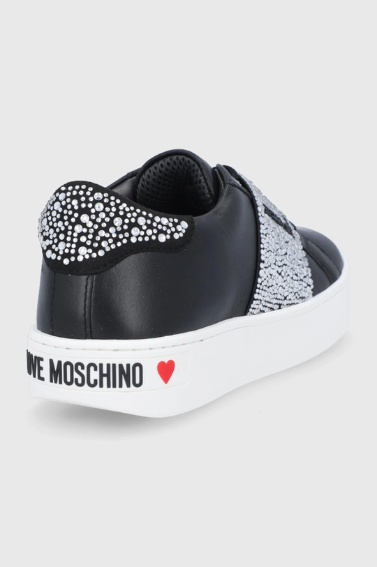 Love Moschino Buty Cholewka: Skóra naturalna, Materiał tekstylny, Materiał syntetyczny, Wnętrze: Materiał syntetyczny, Materiał tekstylny, Podeszwa: Materiał syntetyczny