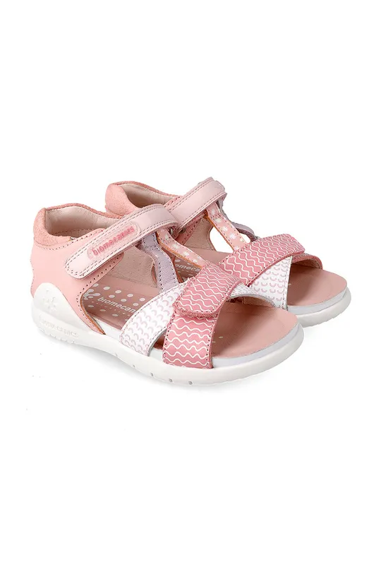 рожевий Biomecanics - Дитячі шкіряні сандалі Для дівчаток