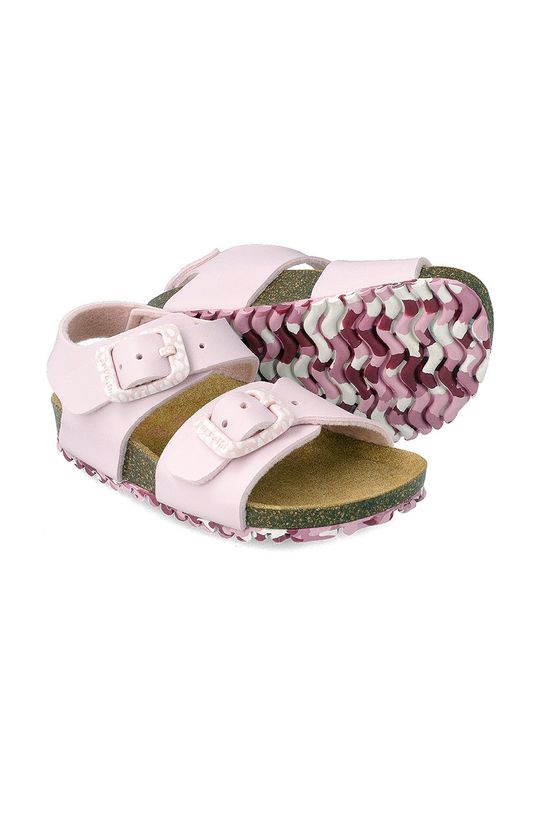Garvalin - Dětské sandály pastelově růžová