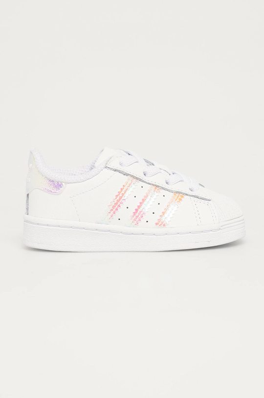 biela adidas Originals - Detské topánky Superstar EL FV3143 Dievčenský