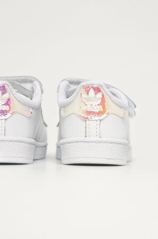 adidas Originals otroški usnjeni čevlji Superstar Cf  Steblo: Sintetični material, Naravno usnje Notranjost: Tekstilni material Podplat: Sintetični material