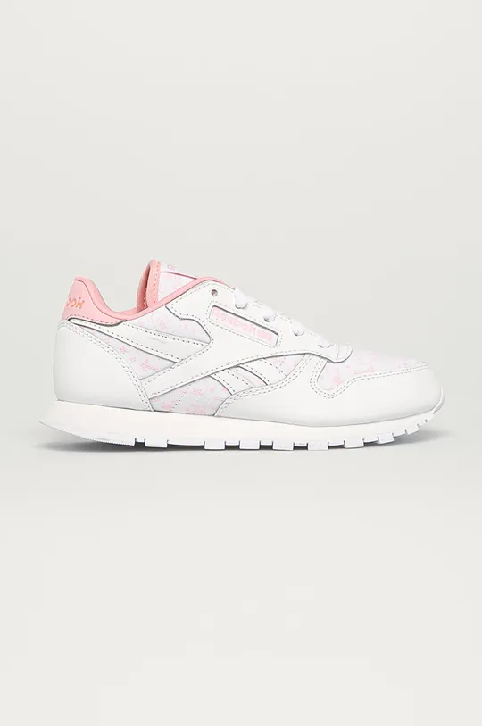 biela Reebok Classic - Detské topánky Cl Lthr FX2510 Dievčenský