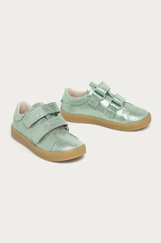 Mrugała - Дитячі замшеві туфлі зелений