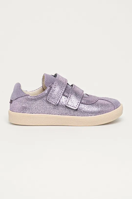 фіолетовий Mrugała - Дитячі замшеві туфлі Для дівчаток