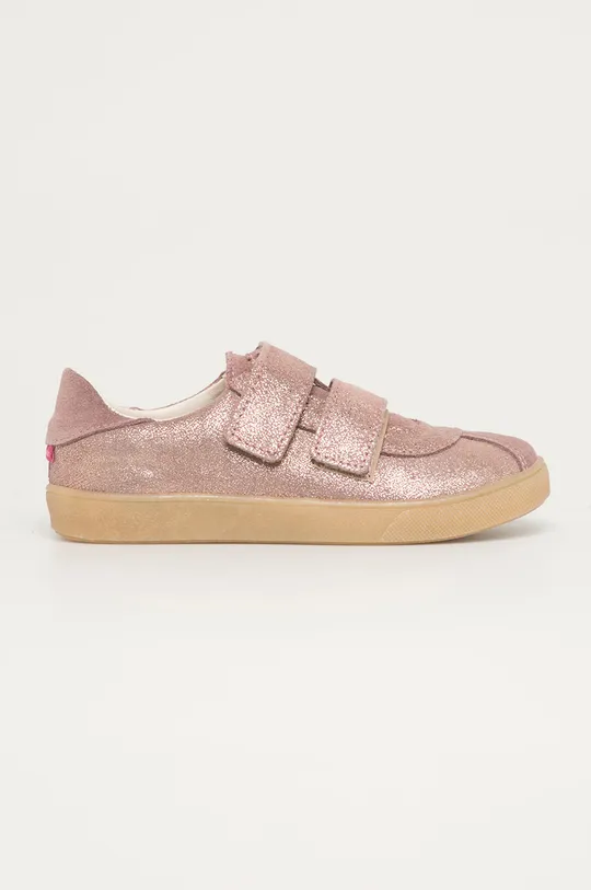 рожевий Mrugała - Дитячі замшеві туфлі Для дівчаток