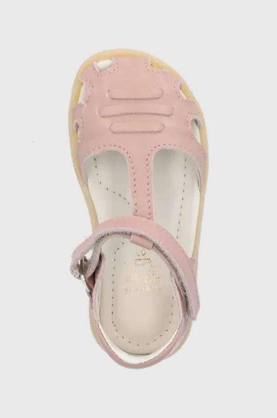 розовый Детские кожаные сандалии Mrugała