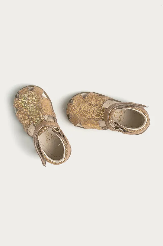 zlatna Dječje sandale od brušene kože Mrugała