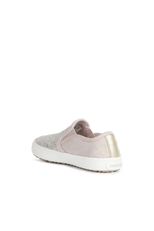 ροζ Geox - Παιδικά πάνινα παπούτσια