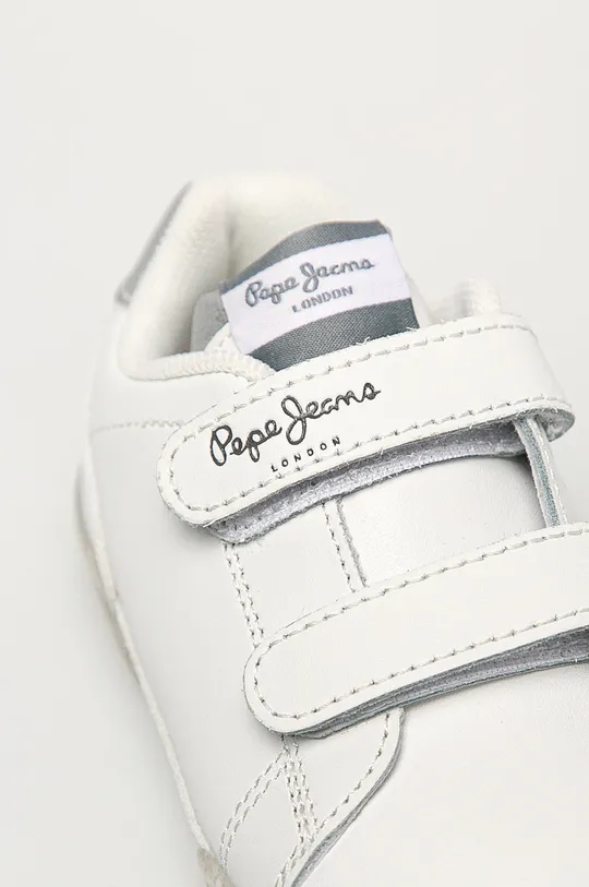 Pepe Jeans - Дитячі шкіряні кросівки Lambert Для дівчаток