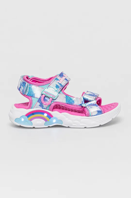блакитний Дитячі сандалі Skechers Для дівчаток