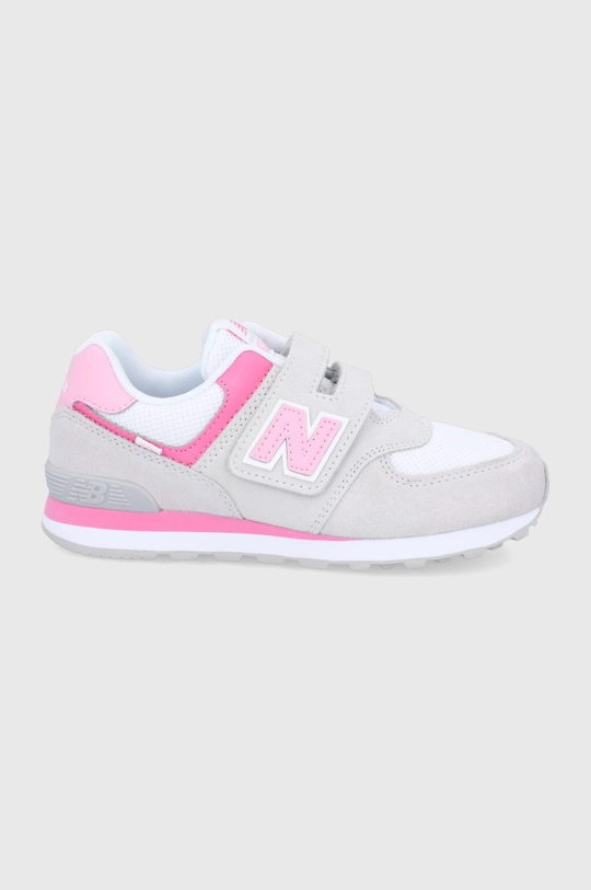 szary New Balance Buty dziecięce PV574SA2 Dziewczęcy