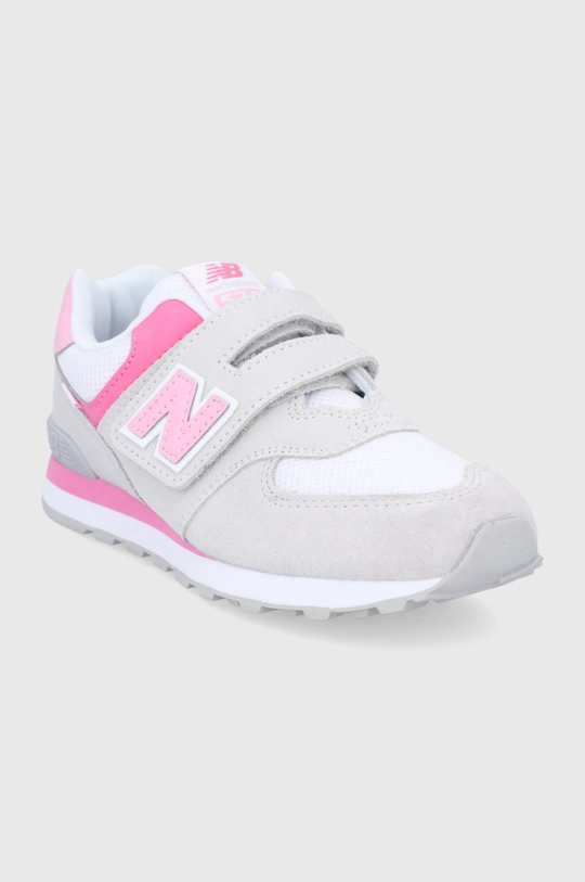 Detské topánky New Balance PV574SA2 sivá