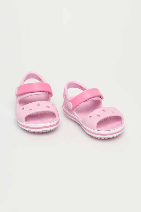 Crocs - Дитячі сандалі рожевий