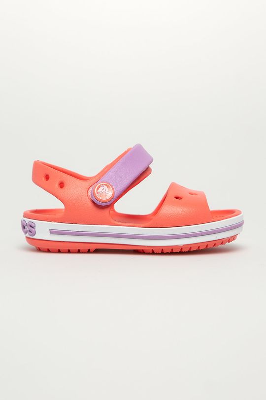 oranžová Crocs - Dětské sandály Dívčí