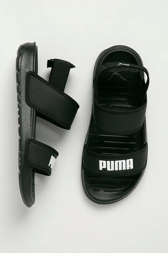 čierna Puma - Detské sandále Soft 375695