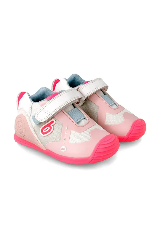 рожевий Biomecanics - Дитячі шкіряні кросівки Дитячий