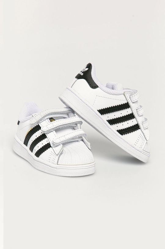 adidas Originals otroški čevlji Superstar CF I bela