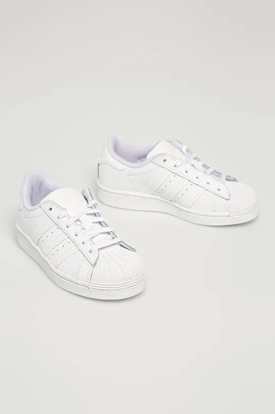 adidas Originals - Παιδικά παπούτσια Superstar C λευκό