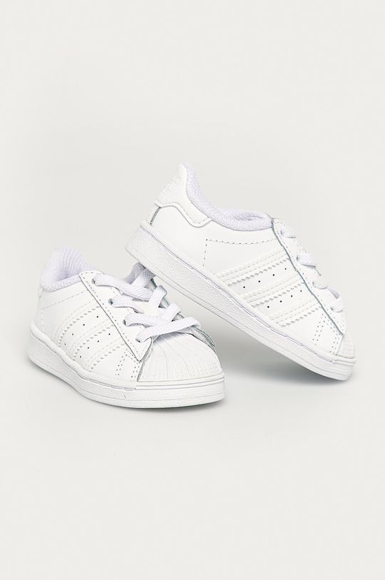 adidas Originals - Buty dziecięce Superstar El I biały
