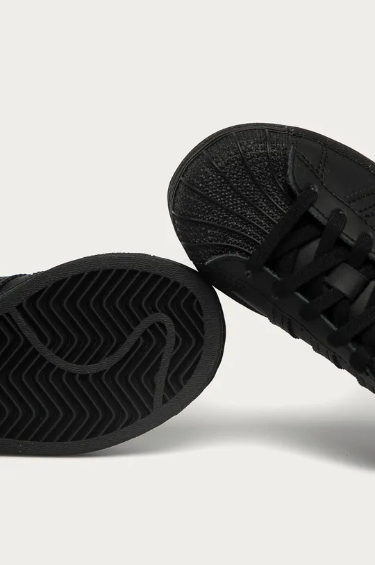czarny adidas Originals - Buty dziecięce Superstar FU7715