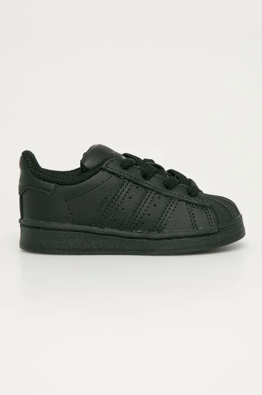 čierna adidas Originals - Detské topánky Superstar EL FU7716 Detský