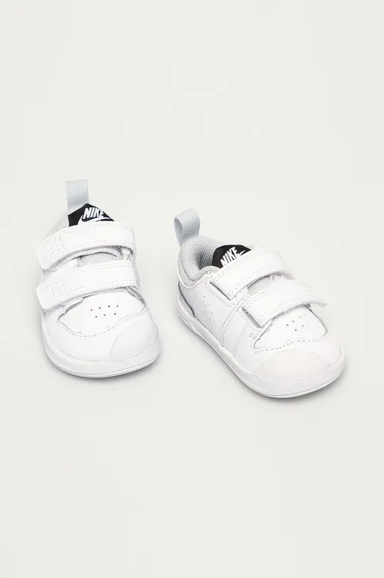 Nike Kids - Παιδικά δερμάτινα παπούτσια Pico 5 λευκό