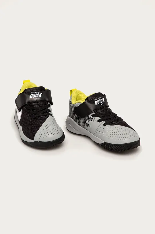 Nike Kids - Detské topánky Team Hustle Quick 2 sivá