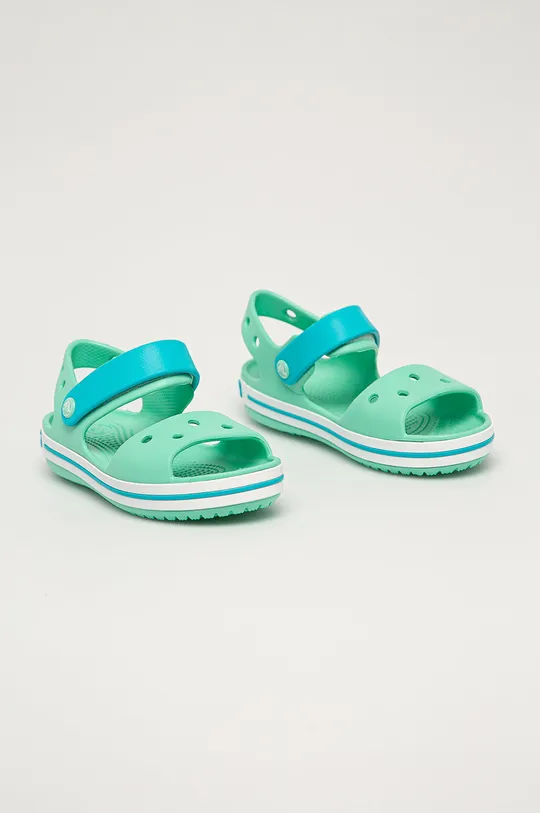 Crocs - Дитячі сандалі бірюзовий
