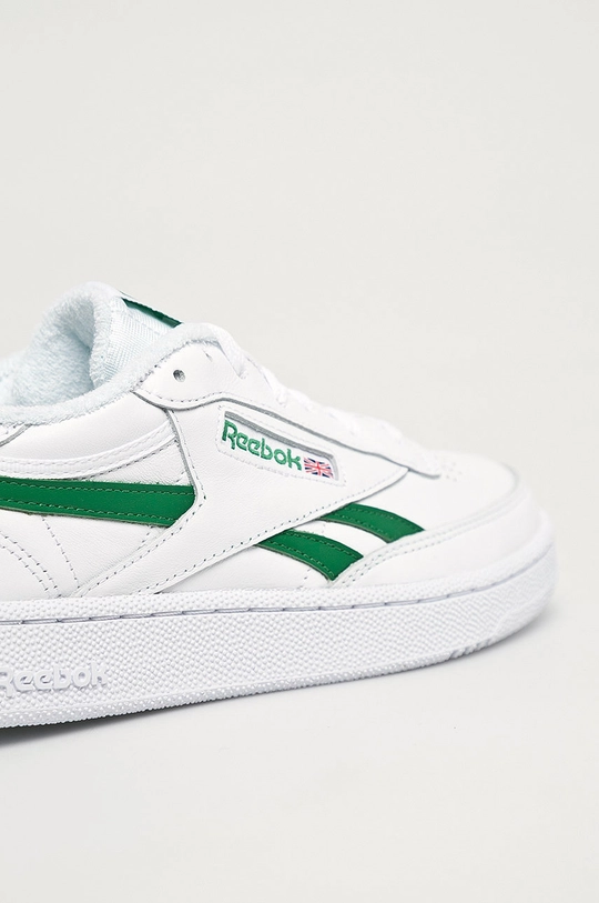 λευκό Δερμάτινα αθλητικά παπούτσια Reebok Classic CLUB C REVENGE MU