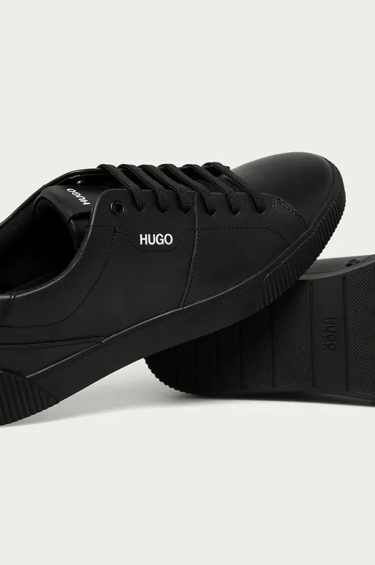 čierna Hugo - Kožená obuv