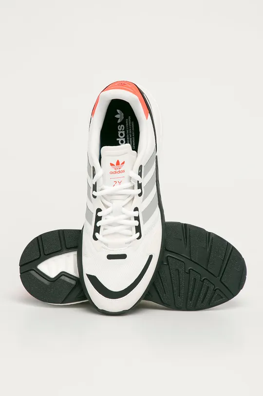 biały adidas Originals - Buty Zx 1K Boost FY5648