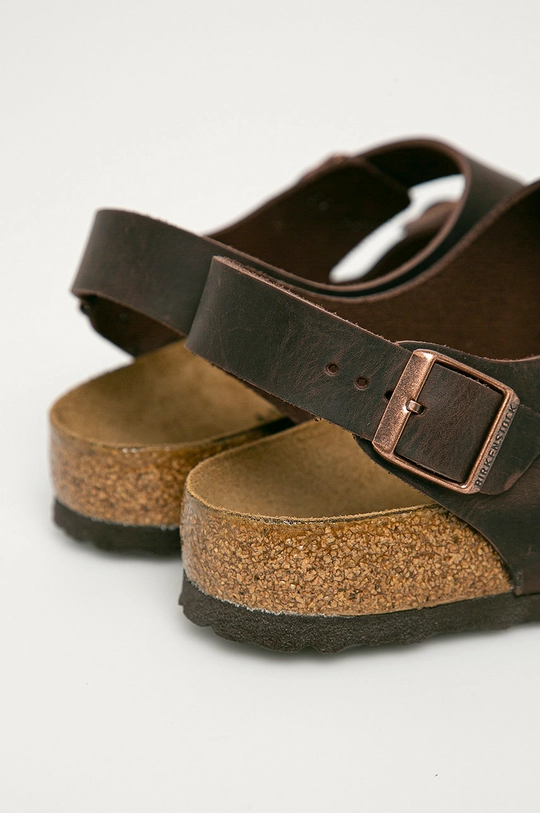 Birkenstock - Sandały skórzane Milano Cholewka: Skóra naturalna, Wnętrze: Skóra naturalna, Podeszwa: Materiał syntetyczny