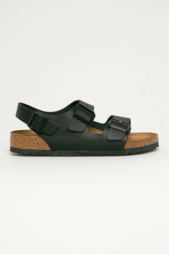 crna Birkenstock - Kožne sandale Milano Muški