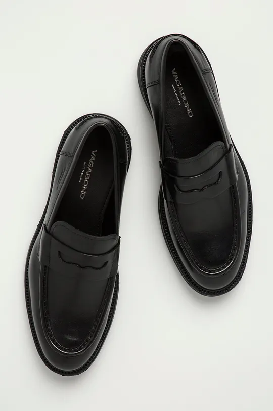 чёрный Vagabond Shoemakers - Кожаные мокасины Alex M