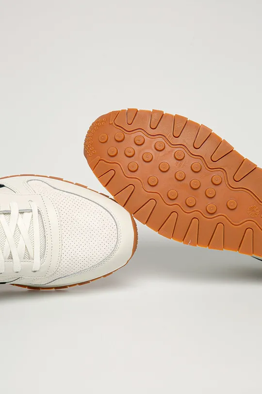 fehér Reebok Classic - Bőr cipő CL LTHR FX1249
