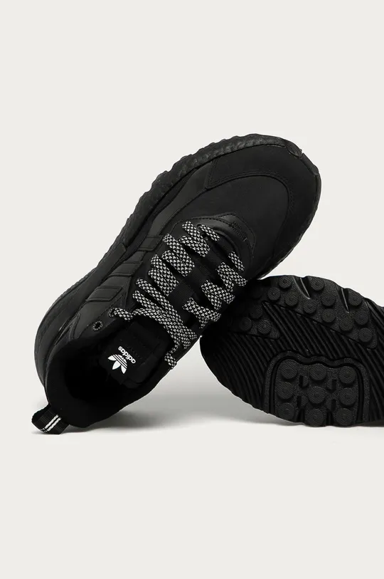 czarny adidas Originals - Buty Nite Jogger FZ3661