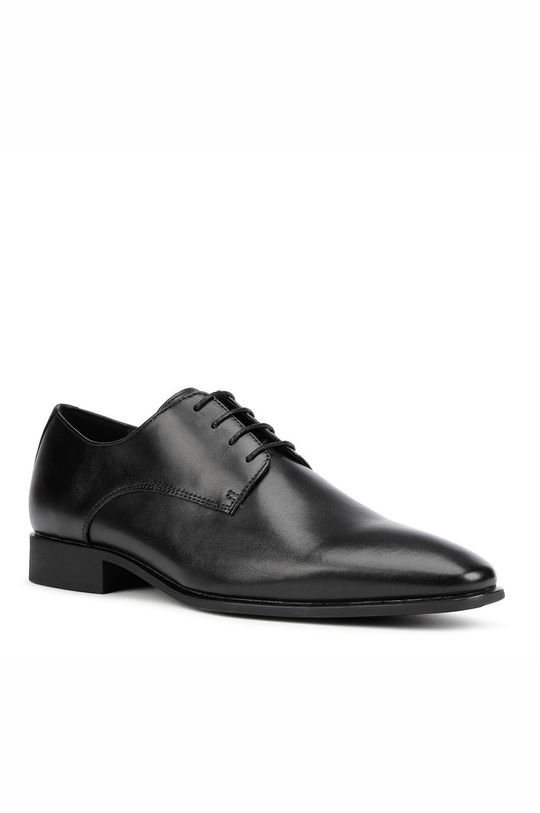 Geox - Pantofi de piele negru