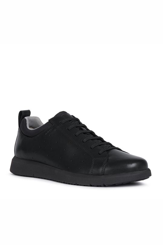 Geox - Кожени половинки обувки черен