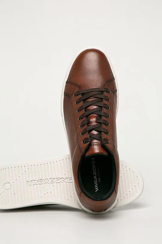 hnedá Vagabond Shoemakers - Kožená obuv Paul